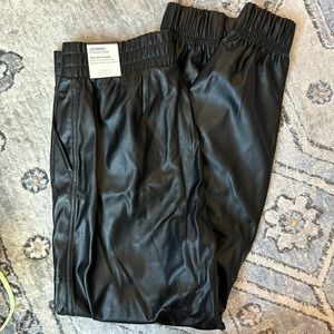 Calia Leather Jogger / small NWT